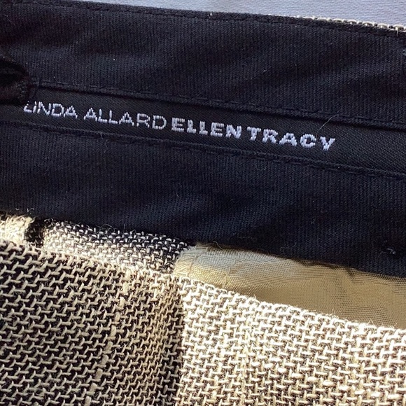 Linda Allard Ellen Tracy Tweed wide leg pant - Picture 4 of 11